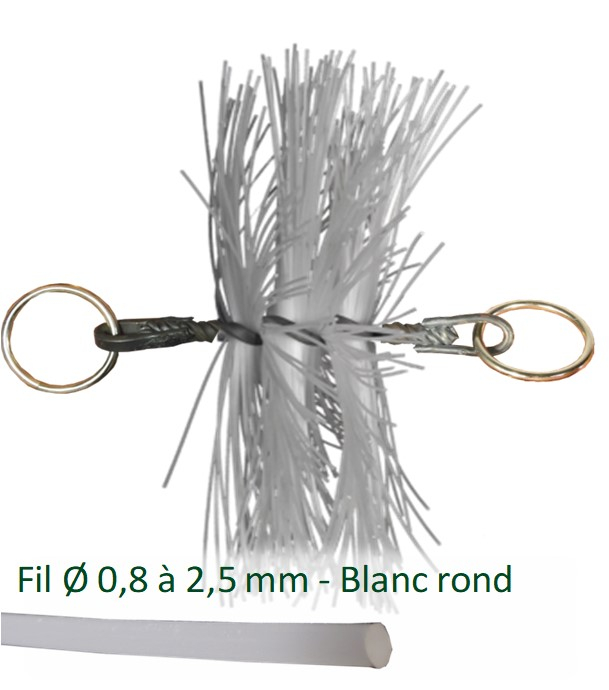 Hérisson à anneau Rond Polyamide - Ø 111 mm (Fil Ø 0.8 mm)