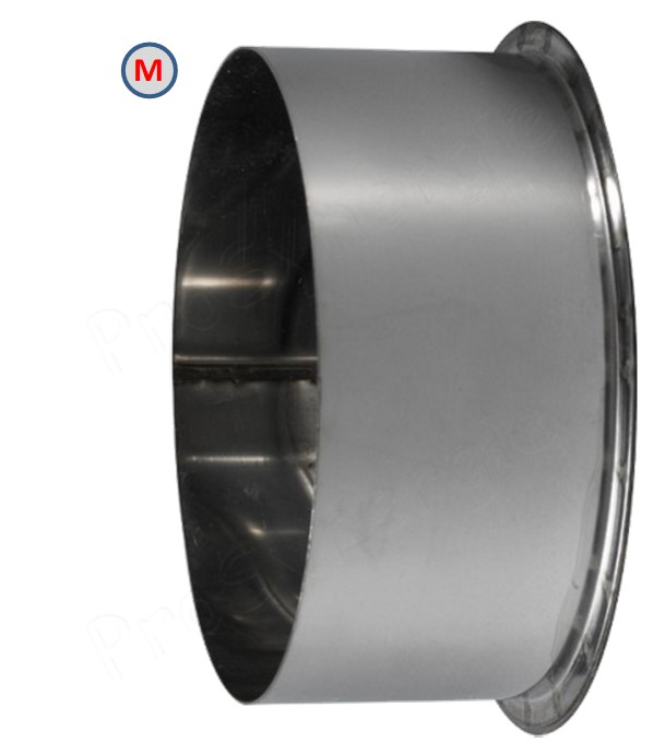 Bouchon de visite (tampon) mâle Rigidten Inox 316 (6/10ème) - Ø 250 mm