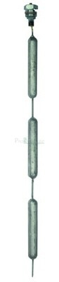 Anode magnésium chaine articulée 4 éléments ØxLong. 21x130mm (L.total 675mm) - Bouchon fileté (joint PTFE) ØM 3/4´´ (27 mm)