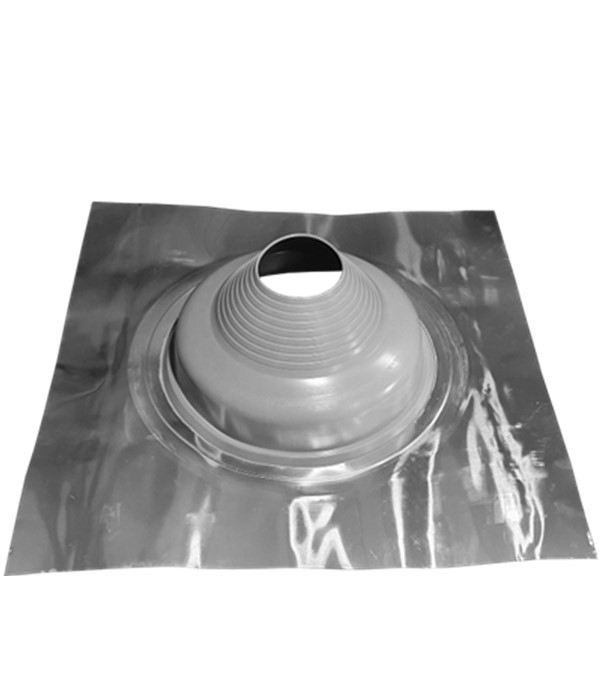 Etanchéité souple SolFlexe Alu Silicone (200°C maxi) n°4 - Ø 160 à 300 mm - Avec embase aluminium - Pour sortie de toiture