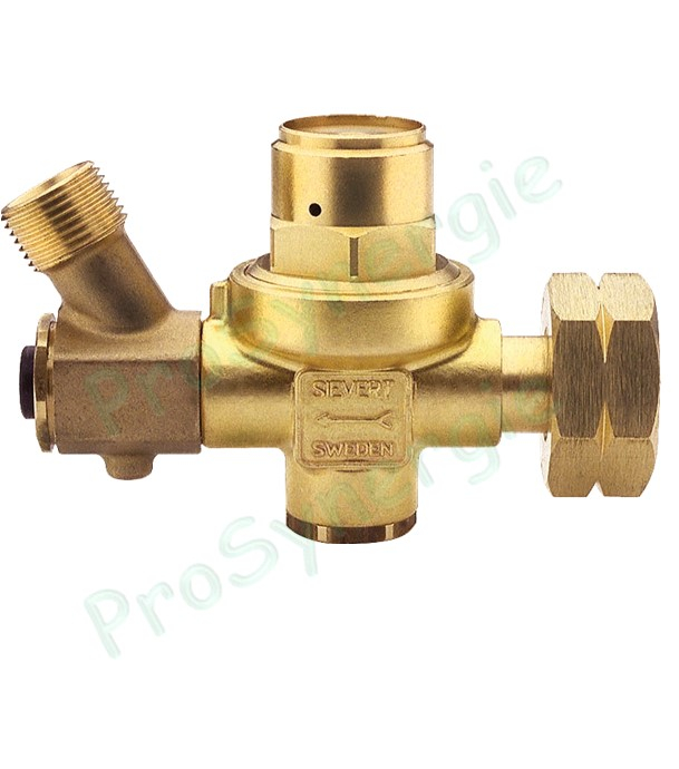 Détendeur fixe ou réglable propane - 1 à 4 bars avec ou sans sécurité rupture - 3/8´´ G - connexion Shell