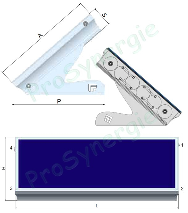 Capteur solaire plat Stratos® DR 180 surface 2,02 m² (pour 4 personnes avec ballon ECS 175 litres)
