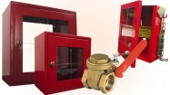 Coffret, boîtier sous verre dormant & vanne police
