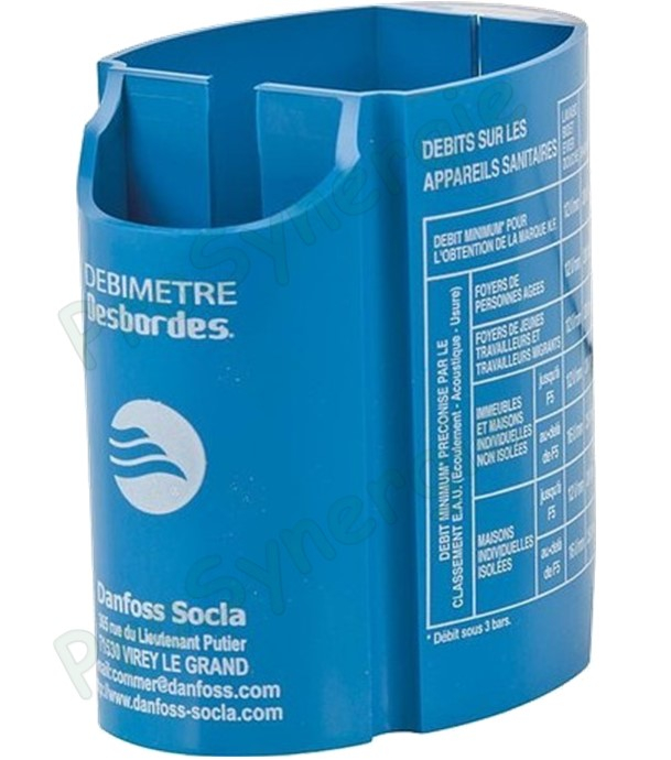 Débitmètre à eau pour le contrôle de débit instantané dans un tuyau deau 0 à 25 litres/mn ou 0 à 1500 litres/h