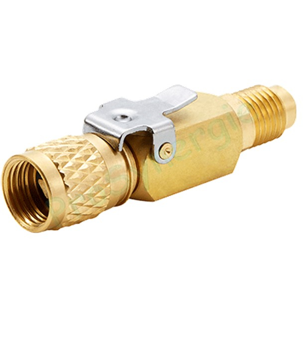 Raccord rapide clim auto-obturant Droit 1/4´´ SAE Mâle et Femelle