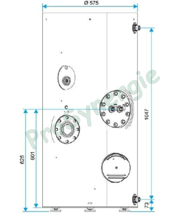 Ballon 175 litres production sanitaire pour T.One Aqua Air