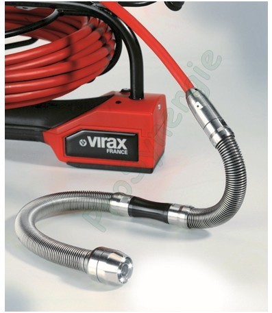 Lot 3 en 1 : Caméra d´inspection Mini-Visioval + Câble 16m avec tête pour tube 40-100mm + Localisateur de tête