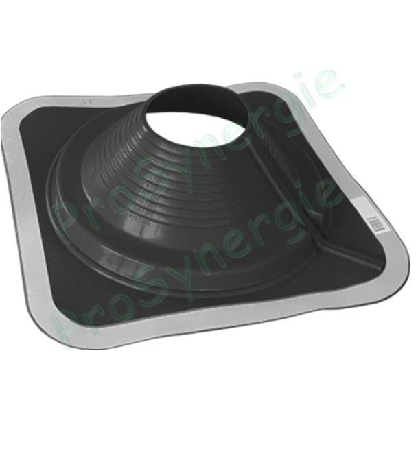Etanchéité souple SolFlexe EPDM Noir (115 °C maxi) n°7 Ø 150 à 280 mm - Ouverture latérale possible et embase carrée
