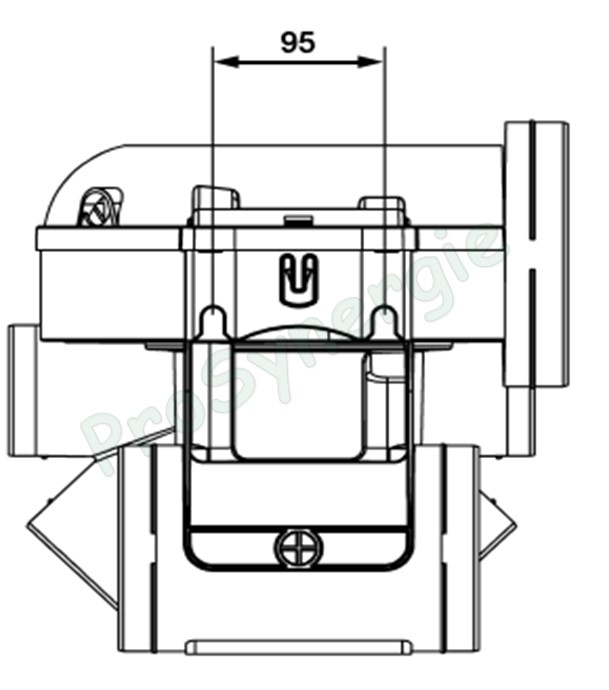 Kit VMC EasyHome Hygro Premium MicroWatt comprenant Moteur, Bouche cuisine élec, Salle de bain et WC + accessoires racc.
