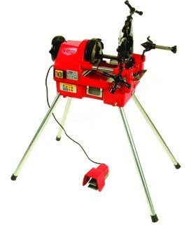 Machine à fileter 2´´ - Tête ouverture auto - Alésoir et coupe-tube - 1100W - 1/2-3/4´´ et 1-2´´