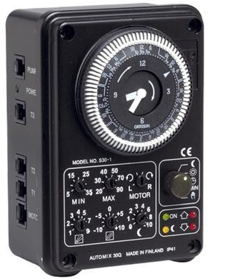 Régulation chauffage avec horloge Automix 30 Q (LK 963 Q Temperature Controller) - (Fx. T° extérieure)