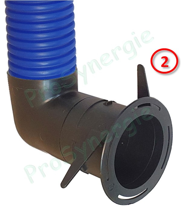 Manchette trident Ø 80 mm pour bouche de ventilation - Raccordement et gaine souplet et semi-rigide Optiflex (Flexigaine)