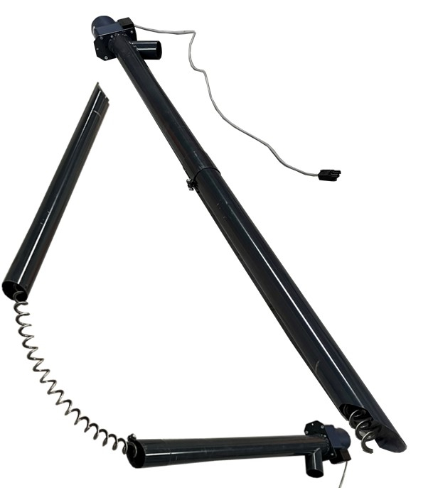 Vis sans fin longueur 4m motorisée (moteur 550W - 1:20) pour alimentation Brûleur à granulés Pelltech PV 700/1000