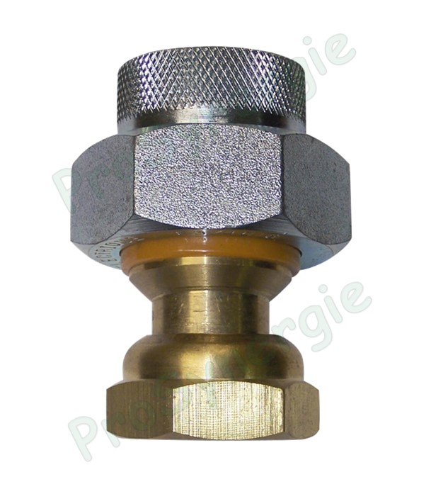 Raccord isolant diélectrique Acier/Laiton (pour éviter les courants vagabons) - Ø F (écrou tournant) 3/4 