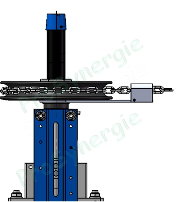 VOLANT A CHAINE+ADAPTATEUR VGBI DN50-150 