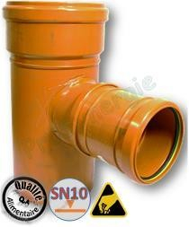 Dérivation MF-F Ø400-250 90° à joint - Polypropylène