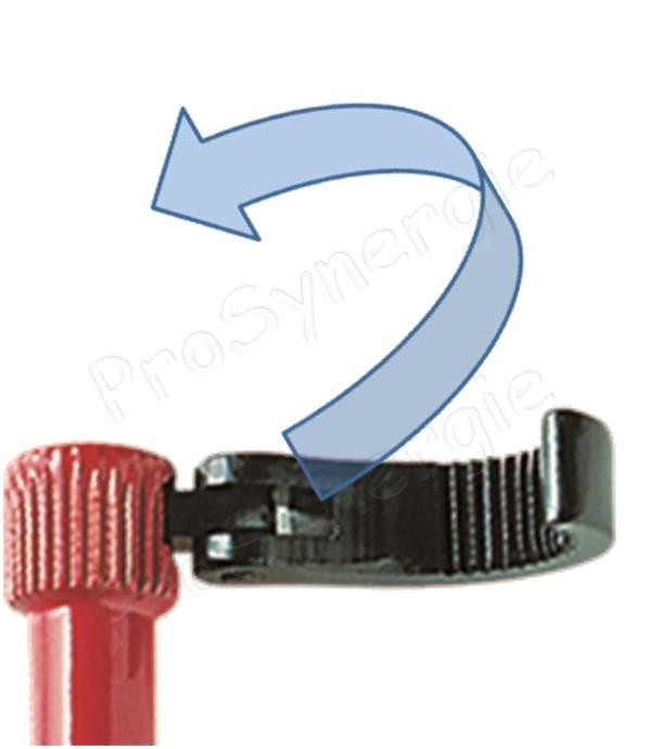 Clé lavabo Sanicrom® à machoire réversible