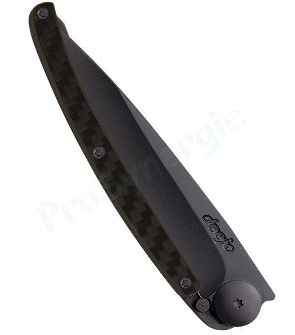 Couteau pliable Deejo - Fibre de carbone - 11 cm fermé - 20,5 cm