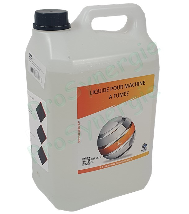 Bidon 1 ou 5 litres de liquide pour machine à fumée (contrôle d'étanchéité)