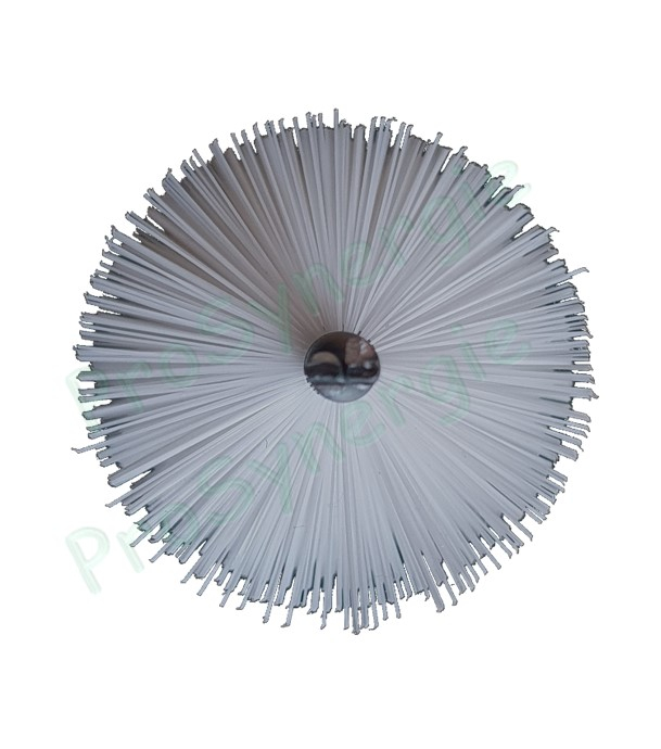 Goupillon Brosse Ronde (DeDietrich) - Fil Polyamide 0,1 - Ø 35 mm - Lg garnissage 100 - Fil de tige 2 - Lg de tige 50 cm
