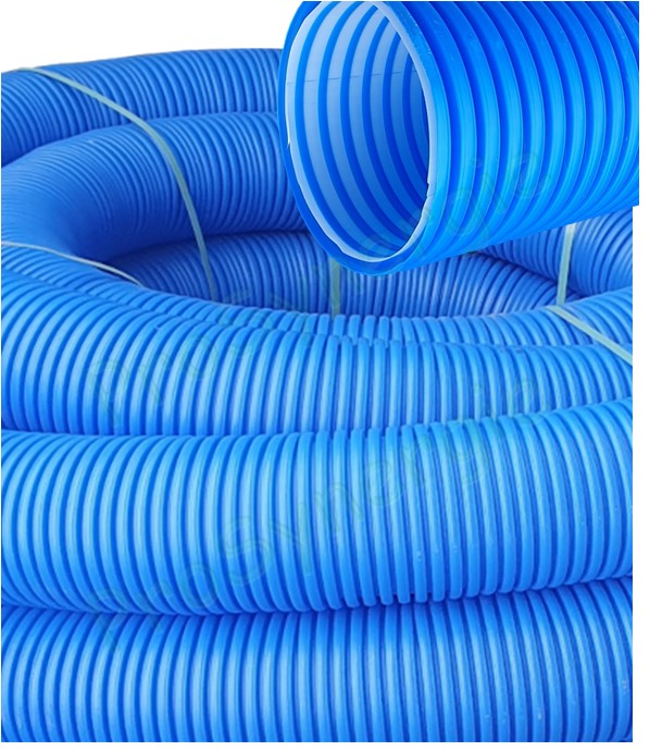Geoth'Air - Echangeur puits canadien anti-statique 50 mètres Ø200mm (Øint. 171mm) CR6 (rigidité annulaire kN/m2) paroi int. lisse qualité alimentaire