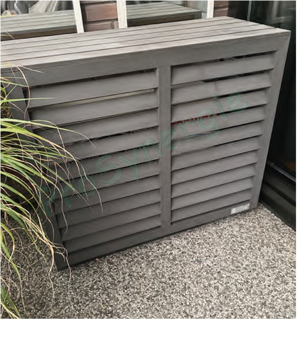 Cache Clim Composite Taille XL - Intérieur 1260x500x1700 mm - Couleur Blanc