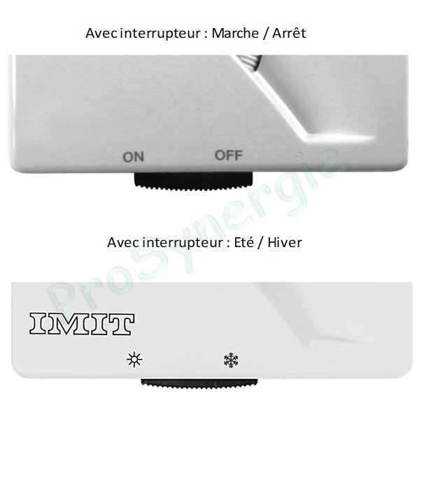 TA2EH - Thermostat d´ambiance mécanique IP20 - T° réglable de 5 à 30°C - Contact inverseur 16(2.5)A 250Vac - Interrupteur été/hiver