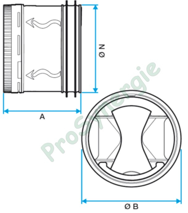 MR - Module de Régulation Modulo 50 - 250 Pa - Ventilation et conduit d´air