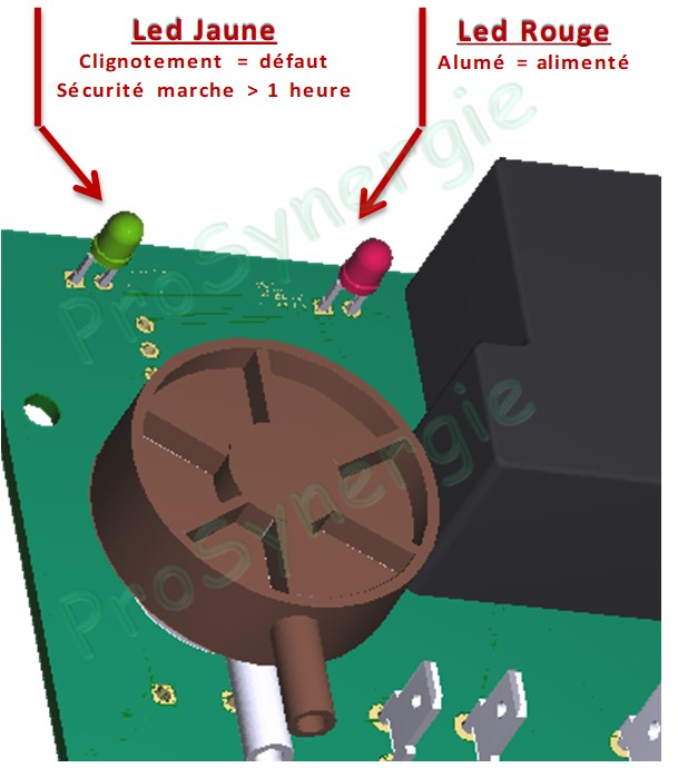 Carte électronique (générique) pour aspirateur Axpir 1350 W avec 1 moteur (Axpir Family et Compact)