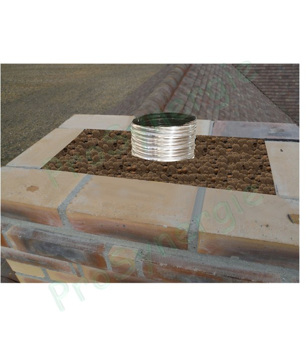 Technafeu - Isolant thermique en grains d´argile expansé (4/10mm) pour l´isolation des conduit de fumée