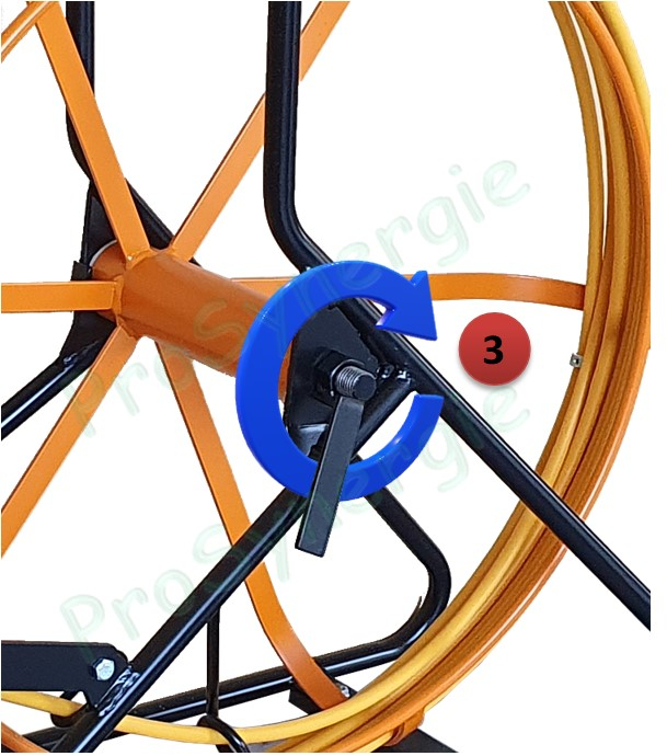 Flexonet 20/11 - Longueur 20 m - Enrouleur et Fibre de ramonage Ø 11 mm