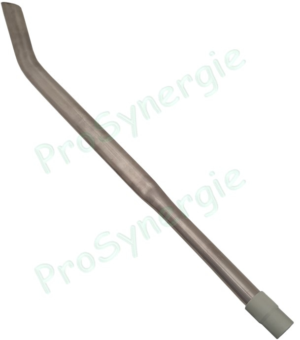 Suceur Aspirateur coudé plat - Longueur  800 mm - Ø 28 mm inox - Pour tuyau Ø 40 mm