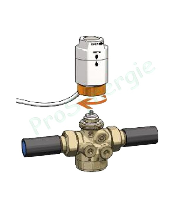 Tête électrothermique On OFF pour Vanne d´équilibrage et de régulation - Série 145 - 230 V