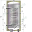 Ballon Jumbo Préparateur ECS Vertical sur pieds Inox 316L 150 à 3 000 litres - 1 échangeur inox grande puissance (PAC) - Isolant Classe M3 ou M0