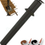 Kit ´´Base´´ Noir cheminée intérieure Concentrique Pellet - Ø  80/125 mm
