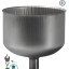 Kit raccordement arrière vertical chaudière Ø 153 mm avec régulateur de tirage
