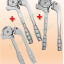 Lot de 3 Pinces à Cintrer aluminium de 12 - 14 et 16