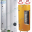 Ballon Jumbo Préparateur ECS Vertical sur pieds Inox 316L 150 à 3 000 litres - 1 échangeur inox grande puissance (PAC) - Isolant Classe M3 ou M0