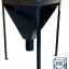 Kit chaudière 30 KW mixte bois bûches (L=50 cm) + brûleur granulés (creuset rotatif), vis d´alimentation et silo de stockage 300 litres