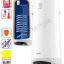 Chauffe eau sanitaire mixte Vertical Mural 120 litres (résistance électrique stéatite 230V (haute protection) + échangeur chauffage) + kit accessoires (vase sanitaire 8 litres, groupe de sécurité, régulation et fixation)