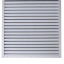 Ensemble caisson de raccordement plénum 250 x 250 - Ø 160  avec Grille extérieur façade
