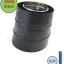 Kit raccordement arrière Pellet concentrique Ø 80/125 mm sur conduit maçonné intérieur (rajouter flexible)