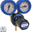 Lot de 2 Détendeurs Frontaux SmartCompact Oxygène et Acétylène - Entrée arrière - Sortie olive pour tuyau Ø 6 mm