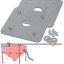 Kit automatique ''Nova Pack'' transfert de granulés à partir du bas d´un silo de stockage textile (1.9m³) avec une cassette à débourrage + registre, vers le remplissage d´un poêle/chaudière avec un doseur aspirateur et d'un module filrant