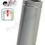 Kit S/Rampant - Conduit cheminée Isolé (Duoten) hauteur utile 1,445 mètres Int./Ext. = Inox 304 / (I 304 ou Galva) - Øint/ext 180/230mm