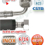 Kit de sécurité ACS pour chauffe eau vertical raccord Ecrou 3/4´´ avec flexible, mitigeur de sécurité anti-brûlure et raccords isolants