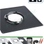 Kit raccordement arrière Pellet Ø100 Email Rétreint - Vers plafond