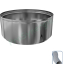 Kit accessoires ´´Plus´´ (chapeau, embout étanche, plaque d´étanchéité renforcée carrée et raccord) raccordement latéral d´un Tubage Flexible Ø 100/106 mm