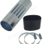Vacu Matic - Cassette double connexion latérale long. x larg. x haut. = 323x323x160 mm avec moteur à débourrage 230 Vac 15 W raccord Ø 50 mm - pour extraction pneumatique de granulés sous un silo