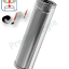 Kit S/Rampant - Conduit cheminée Isolé (Duoten) hauteur utile 1,445 mètres Int./Ext. = Inox 304 / (I 304 ou Galva) - Øint/ext 100/150mm